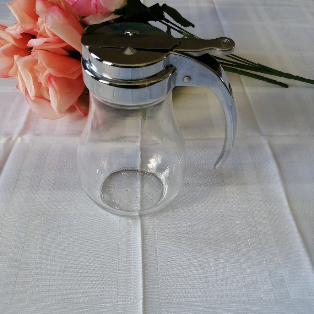 Vintage Dripcup Syrup Honey Dispenser